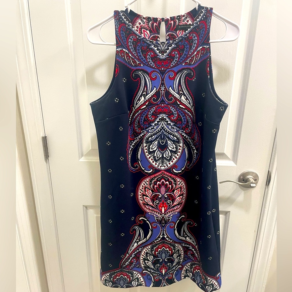 Banana Republic Paisley Sleeveless Dress